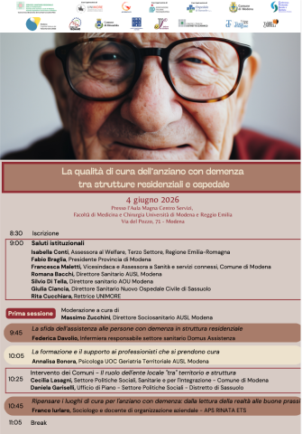 La qualità di cura dell'anziano